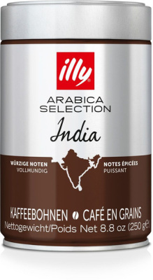 Кофе в зернах ILLY Monoarabica India, 250 гр.