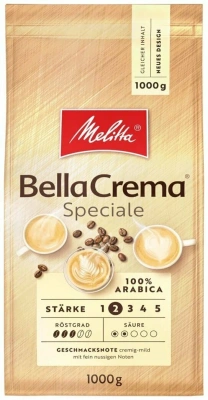 Кофе в зернах Melitta BELLA CREMA speciale, 1 кг.