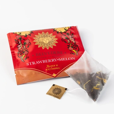 Чай черный Belvedere Strawberry Melon в пирамидках 20x3гр.