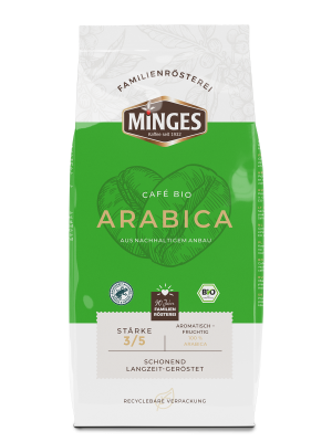 Кофе в зернах MINGES Bio-Cafe Arabica, 1 кг.