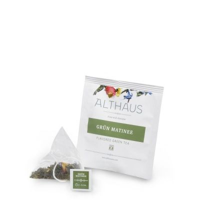 Чай зеленый Althaus Grun Matinee в пирамидках 15x2,75гр.