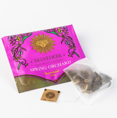 Чай черный Belvedere Spring Orchard в пирамидках 100x3гр.